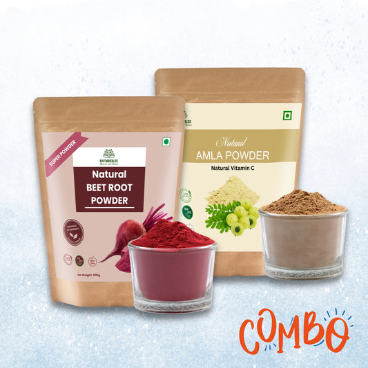 Amla Powder (500g) + Beet Root Powder (500g) Combo Pack