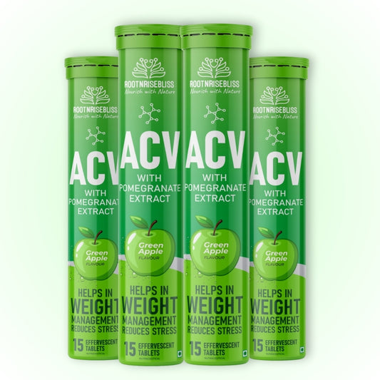 ACV with Pomegranate Extract – Refreshing Green Apple Flavour | Natural Detox, Weight Management | Reduce Stress