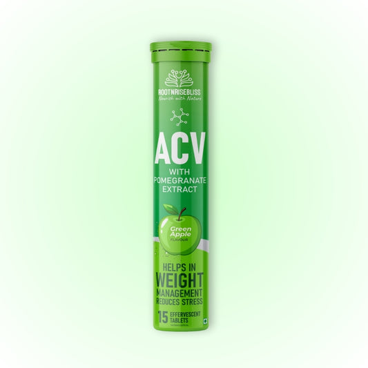 ACV with Pomegranate Extract – Refreshing Green Apple Flavour | Natural Detox, Weight Management | Reduce Stress