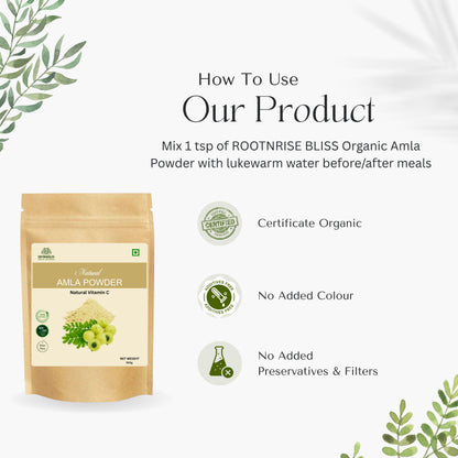 Amla Powder (500g) + Butterfly Pea Flower Tea (100g) Combo Pack