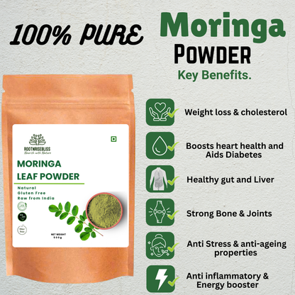 Moringa Powder (500g) + Fenugreek Seed Powder (500g) Combo