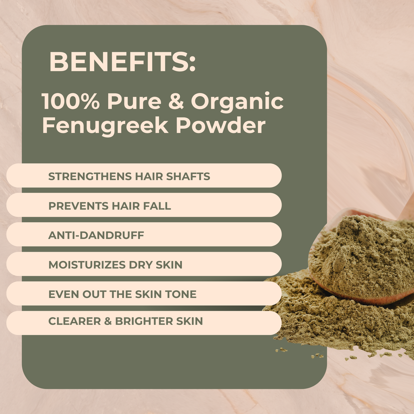 Amla Powder (500g) + Fenugreek Seeds Powder (500g) Combo