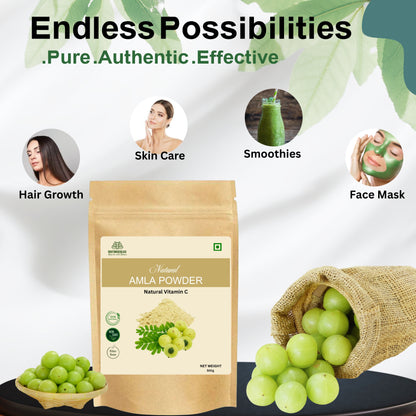 Amla Powder (500g) + Moringa Leaf Powder (500g) Combo Pack