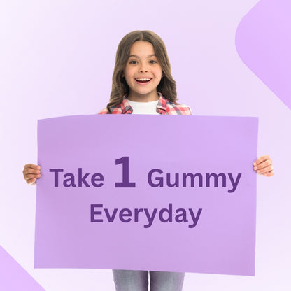 Probiotic Kids Gummies – Mix Fruit Flavour | With Bacillus Coagulans, Bacillus Subtilis & Prebiotics | Supports Digestion, Immunity & Gut Health | 30 Natural Vegan Gummies