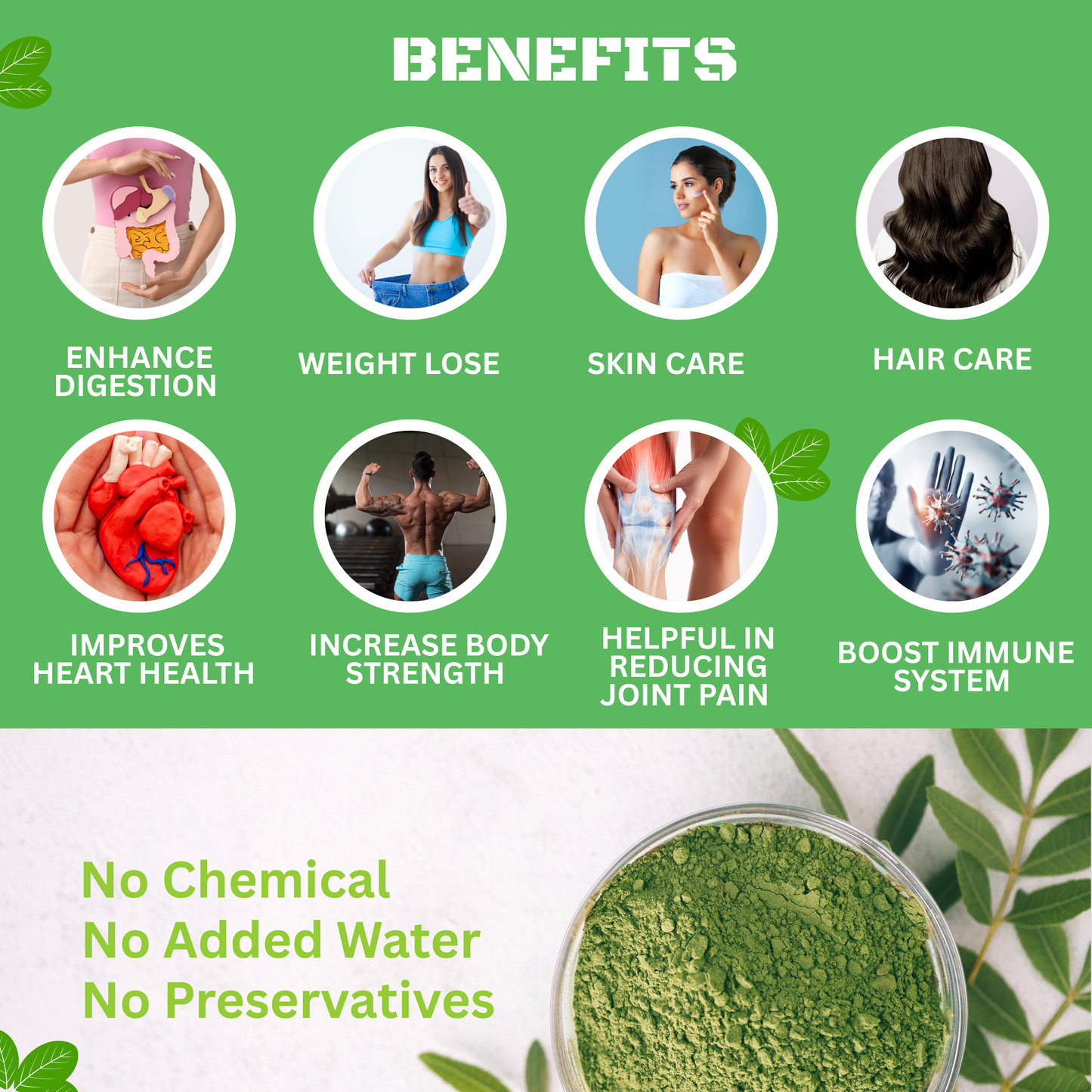 Moringa Powder (500g) + Butterfly Pea Flower (100g) Combo