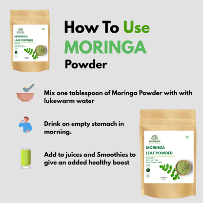 Moringa Powder (500g) + Butterfly Pea Flower (100g) Combo
