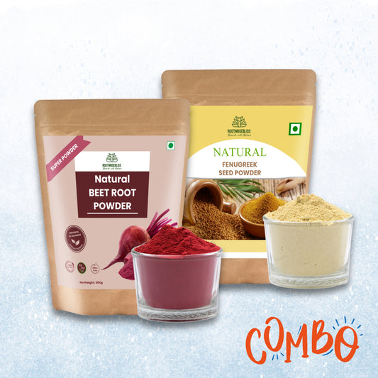 Beetroot Powder (500g) +  Fenugreek seed Powder (500g) Combo