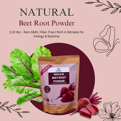 Natural Beetroot Powder – Nutrient-Rich Superfood for Energy & Wellness