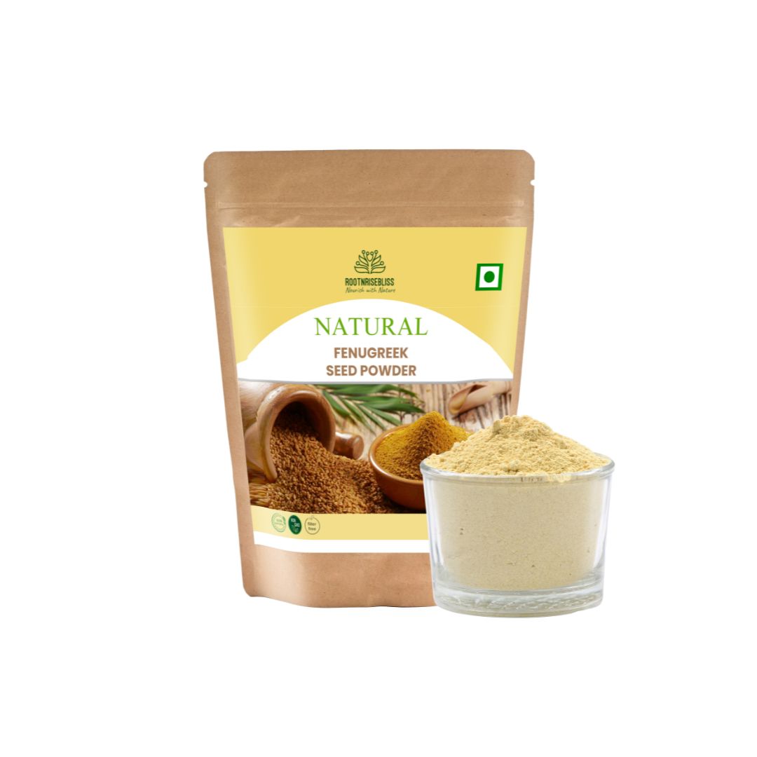 Natural Fenugreek Seed Powder 500g – Vegan Health Supplement for Men & Women