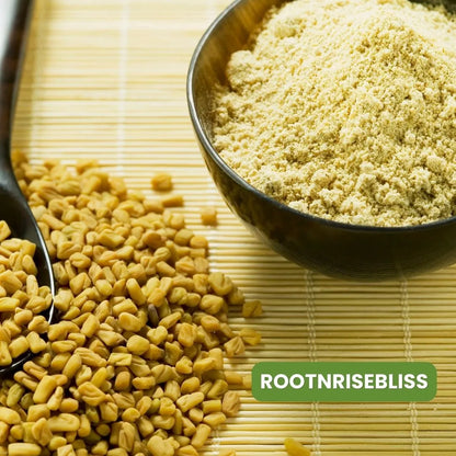 Natural Fenugreek Seed Powder, Pure Methi Powder for Cooking and Wellness