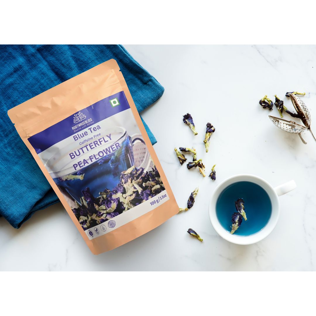 Premium Dried Butterfly Pea Flower for Blue & Purple Drinks
