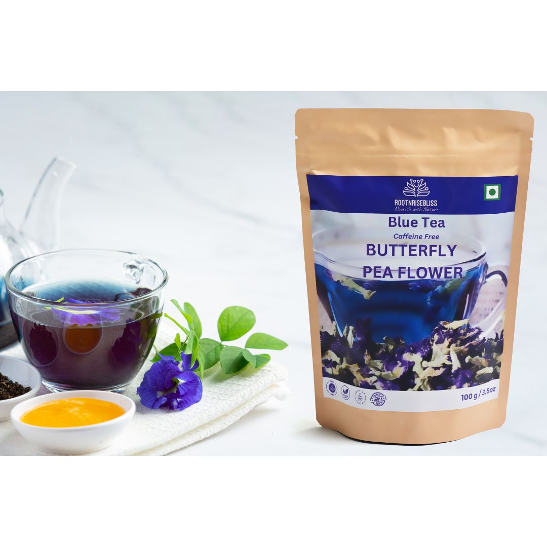 Premium Dried Butterfly Pea Flower for Blue & Purple Drinks
