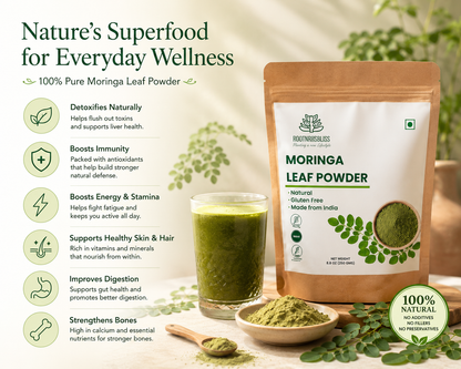 Pure Moringa Powder 500g – Natural Superfood for Energy, Immunity & Detox