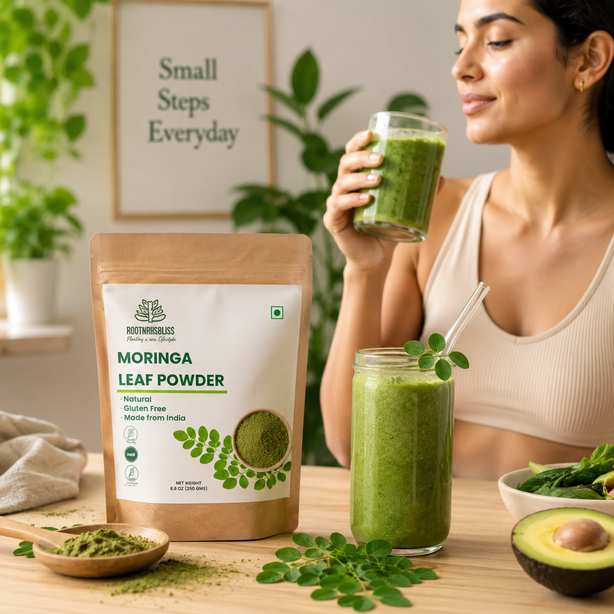 Pure Moringa Powder 500g – Natural Superfood for Energy, Immunity & Detox